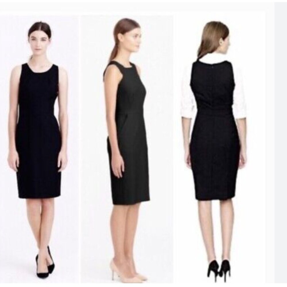 Black Formal J Crew Factory Dress Size 6